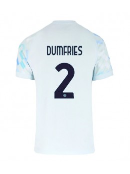 Billige Inter Milan Denzel Dumfries #2 Bortedrakt 2025-26 Kortermet